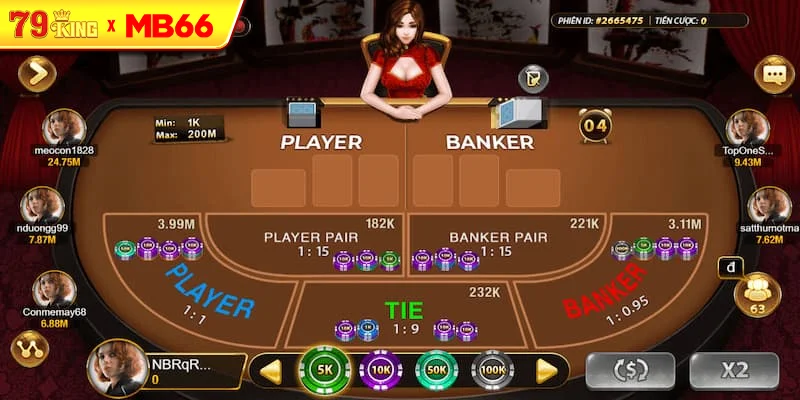 Baccarat 79KING có quy tắc chơi tương đối đơn giản, dễ hiểu Baccarat 79KING có quy tắc chơi tương đối đơn giản, dễ hiểu